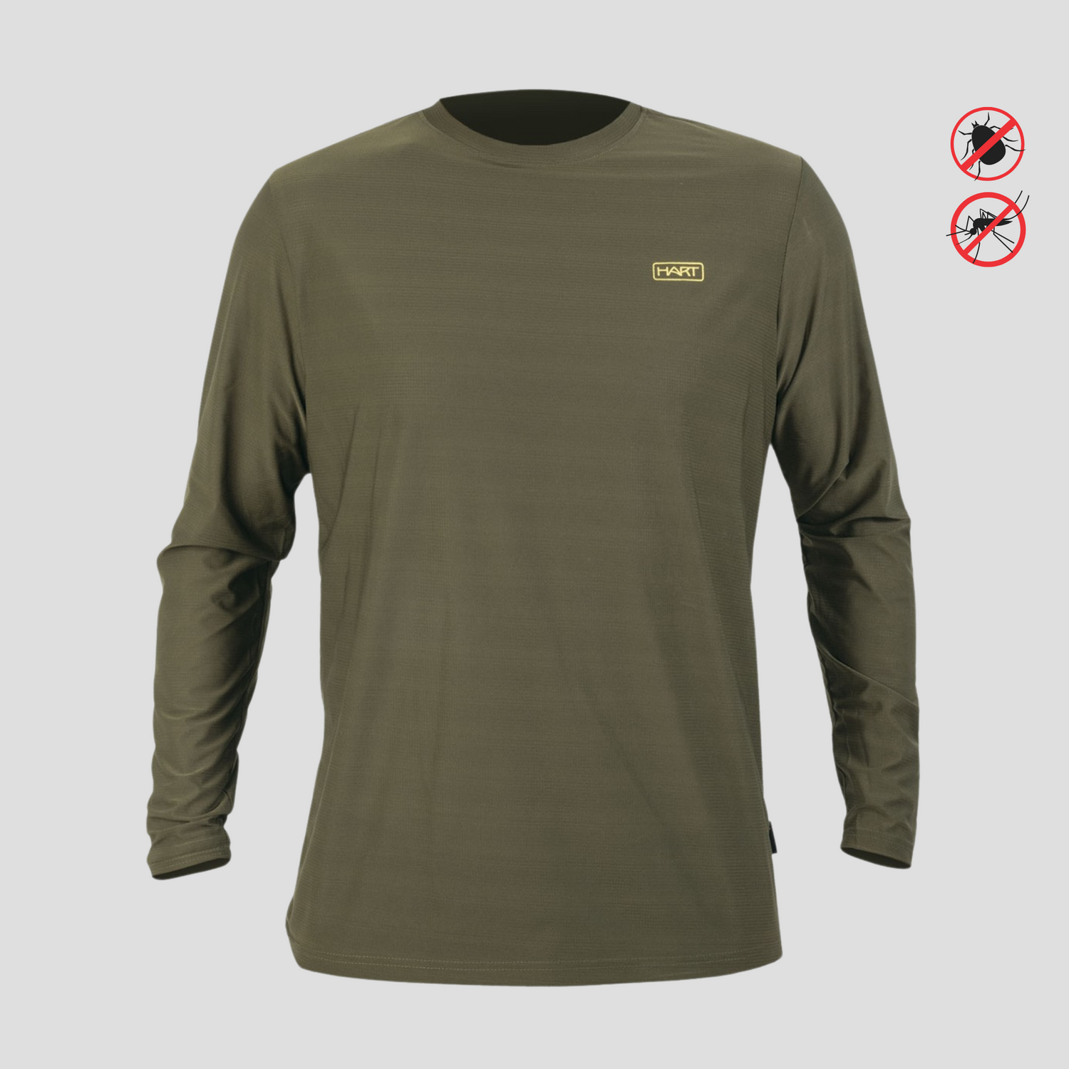 Insect repellent long sleeve HART URAL-TL T-shirt Green