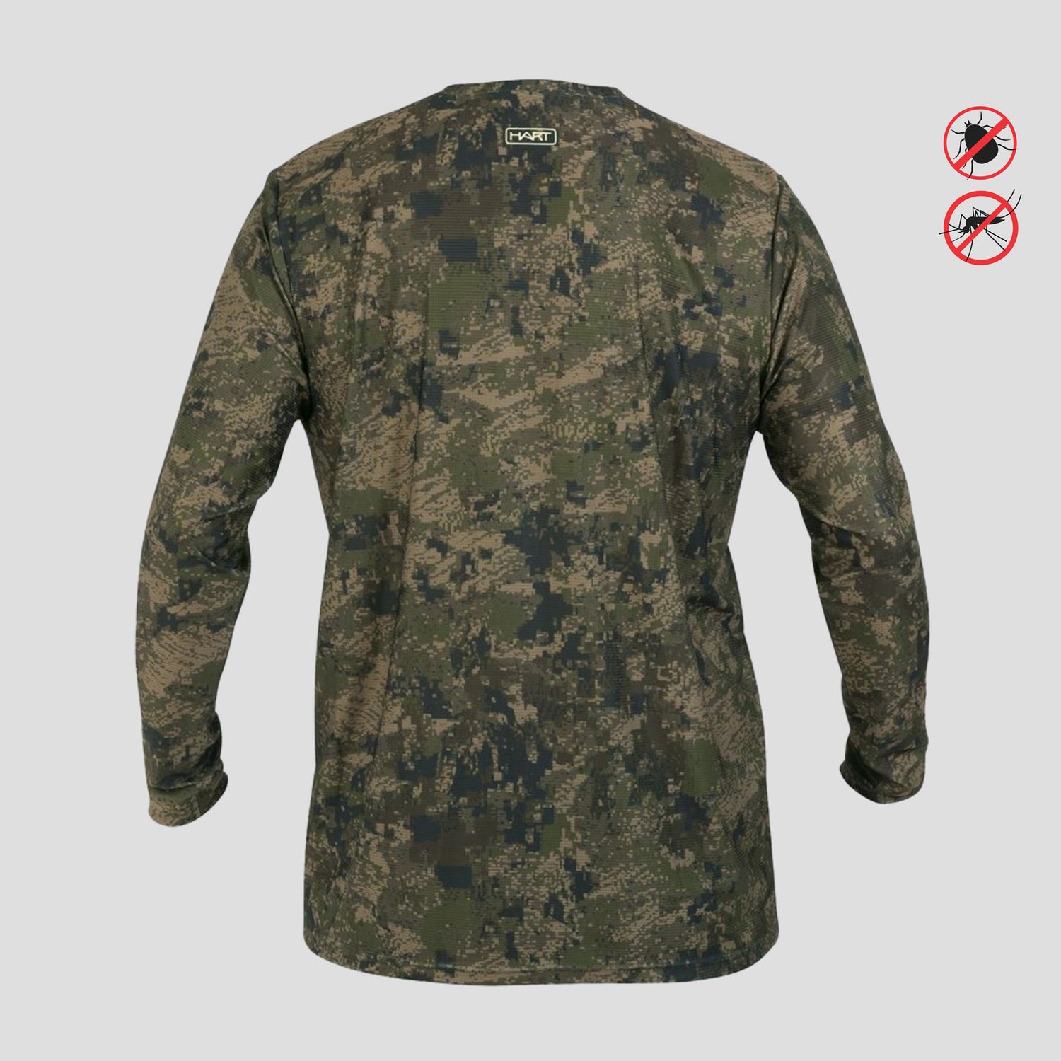 Insect repellent long sleeve HART URAL-TL T-Shirt Pixel Forest