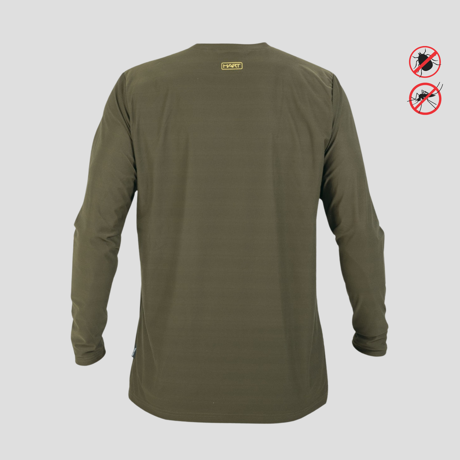 Insect repellent long sleeve HART URAL-TL T-shirt Green