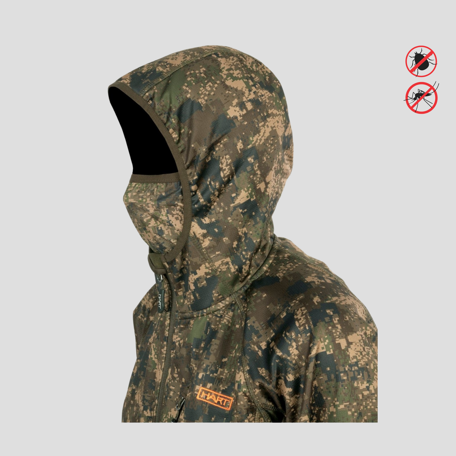 Insect repellent  HART STILK-HXT Ladies Jacket Pixel Forest