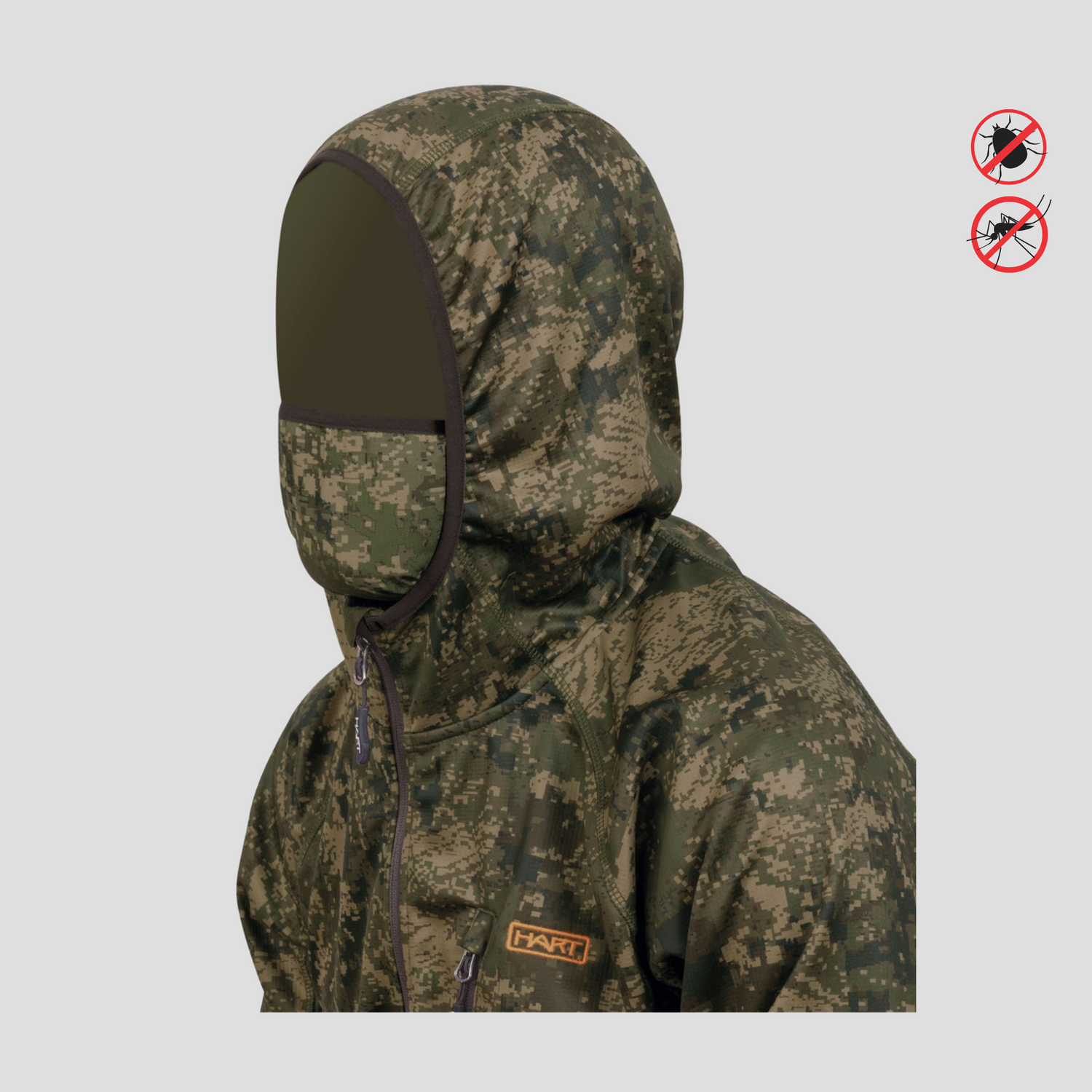 Insect Repellent HART STILK-HXT Men's Jacket Pixel Forest