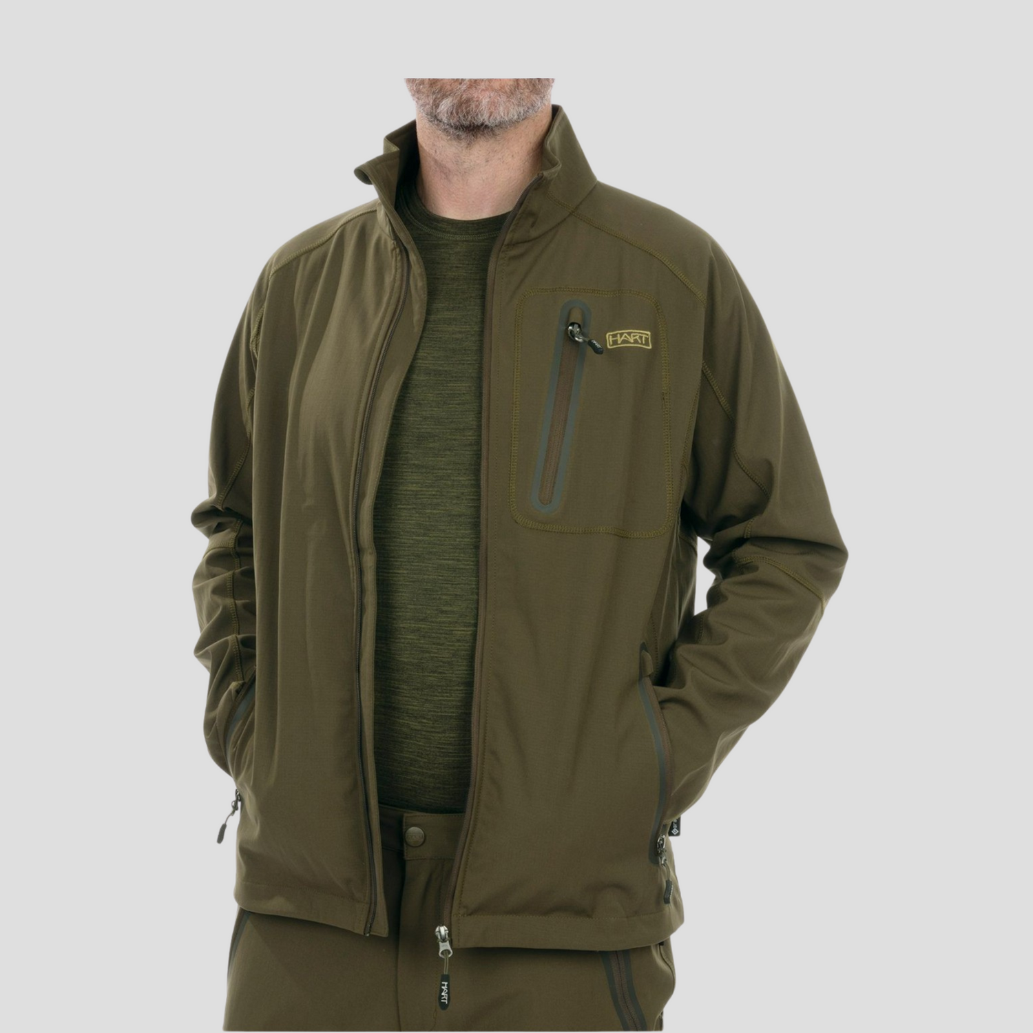 Men's HART IBICE-PS Fleece Jacket Green
