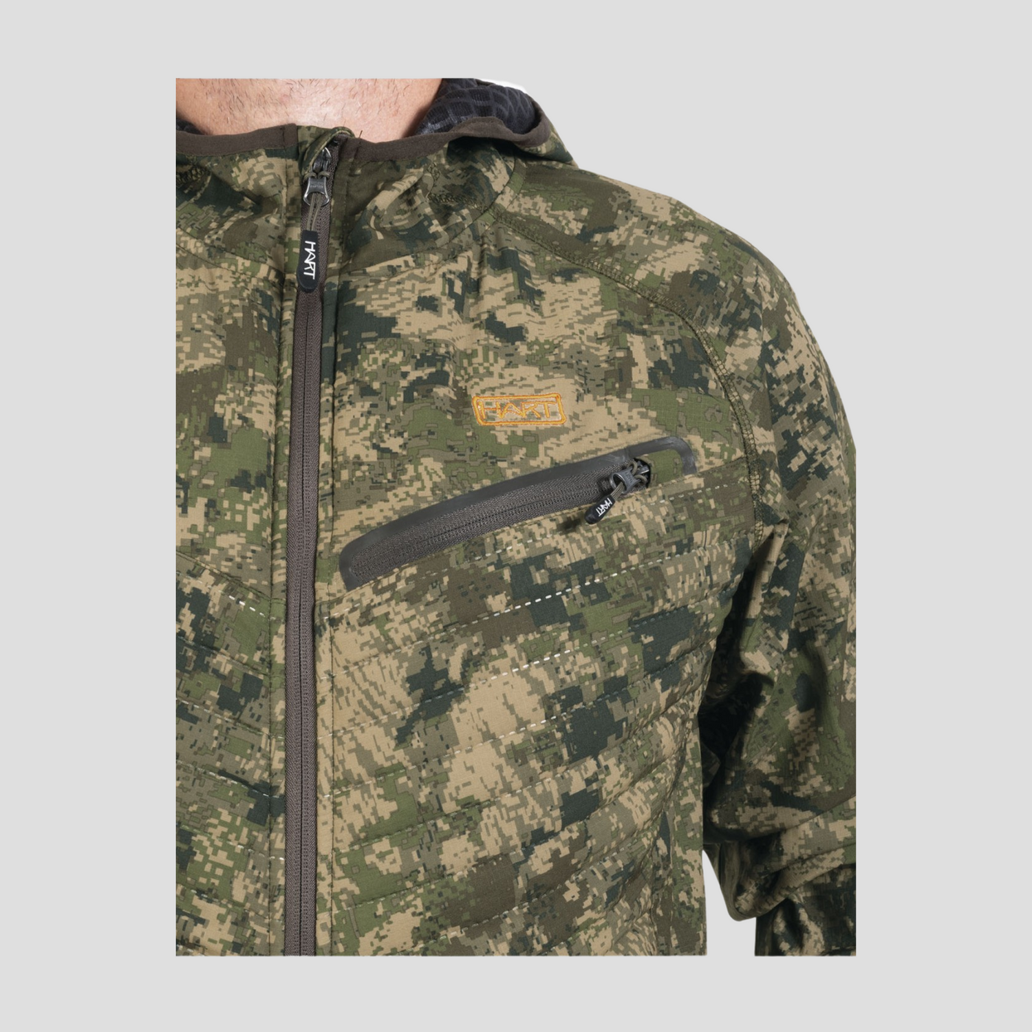 Men's HART IBICE HOODIE Hybrid Jacket Pixel Forest