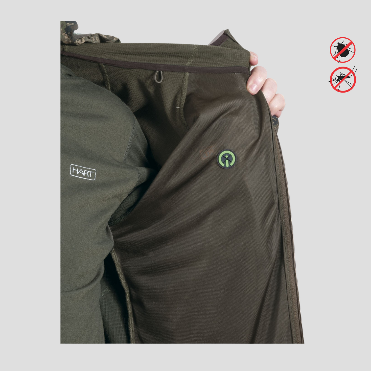 Insect Repellent HART STILK-HXT Men's Jacket Pixel Forest