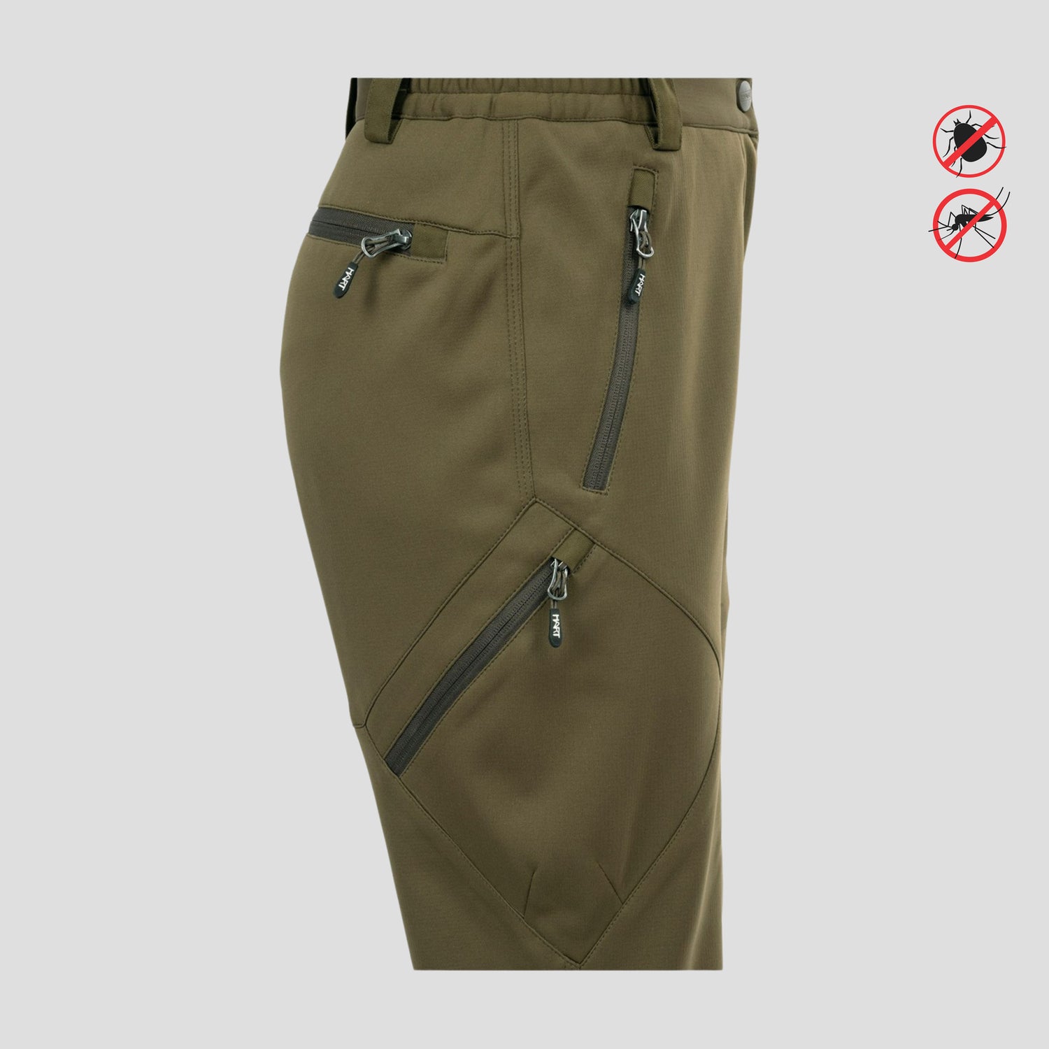 Insect Repellent women's HART STILK-TXT Trousers Dark Olive