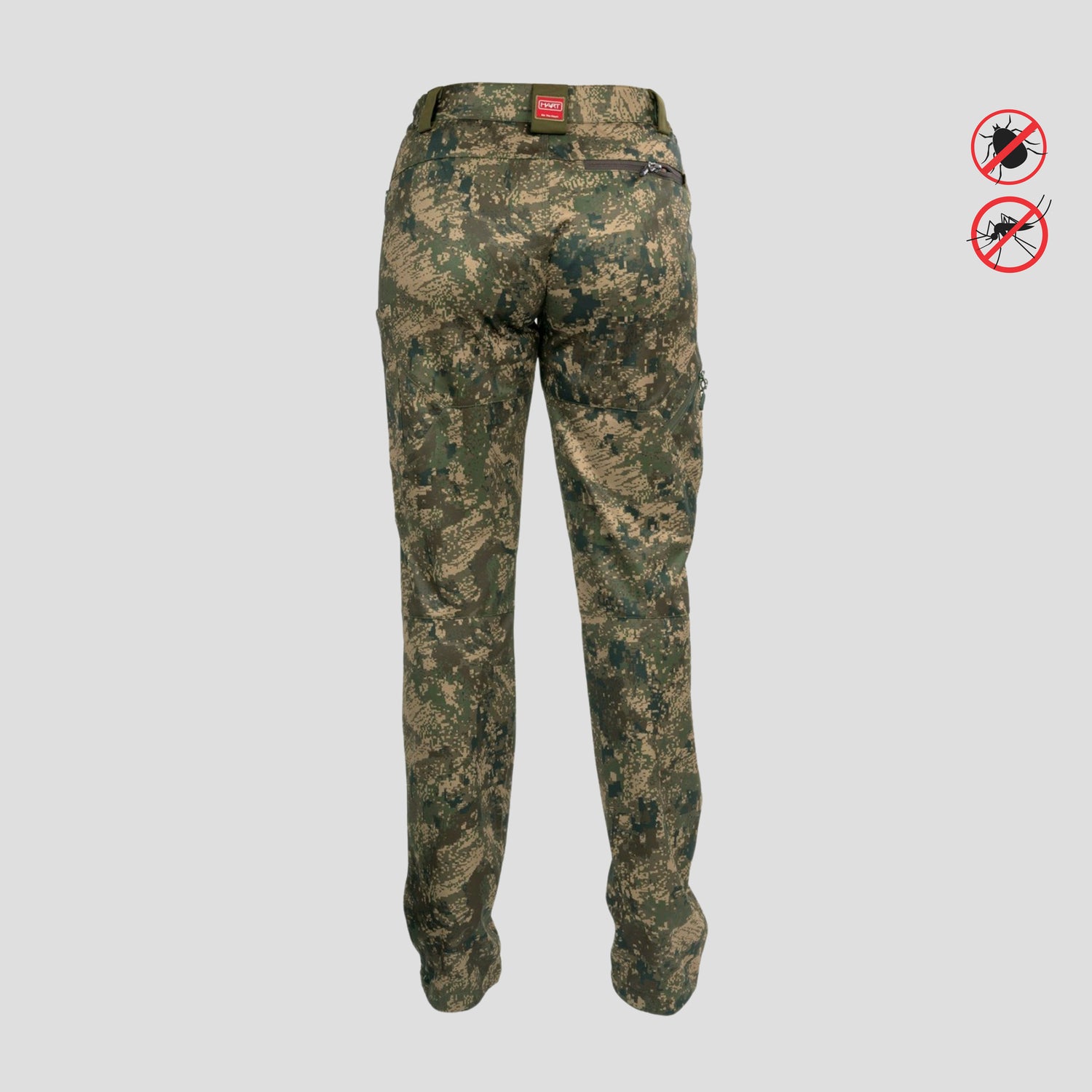 Insect Repellent women's HART STILK-TXT Trousers Pixel Forest