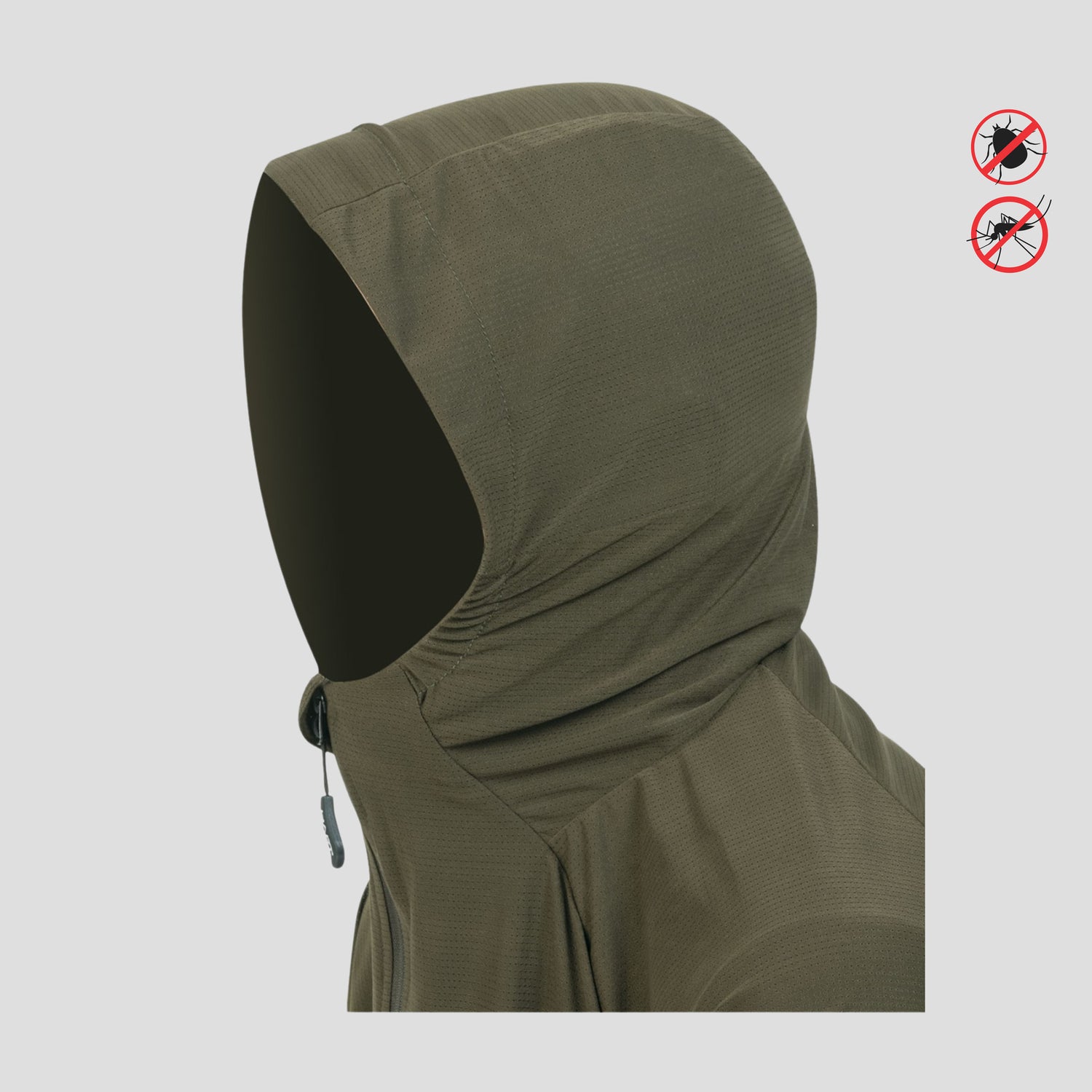 Men's Insect repellent HART URAL-JC Cover Jacket Green